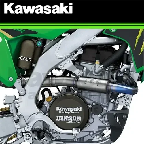 NEW 2022-2023 GENUINE KAWASAKI KX450 KX450X KX450SR HEAD & MID PIPE PRO CIRCUIT