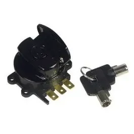 New Black Electronic Fat Bob Ignition Switch Late Style Tank Mounted Harley