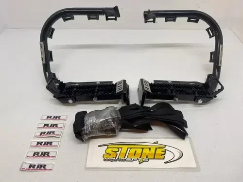 NEW RYLAND JOHNSON RACING RJR YAMAHA RAPTOR 125 250 FOOT PEGS HEEL GUARDS