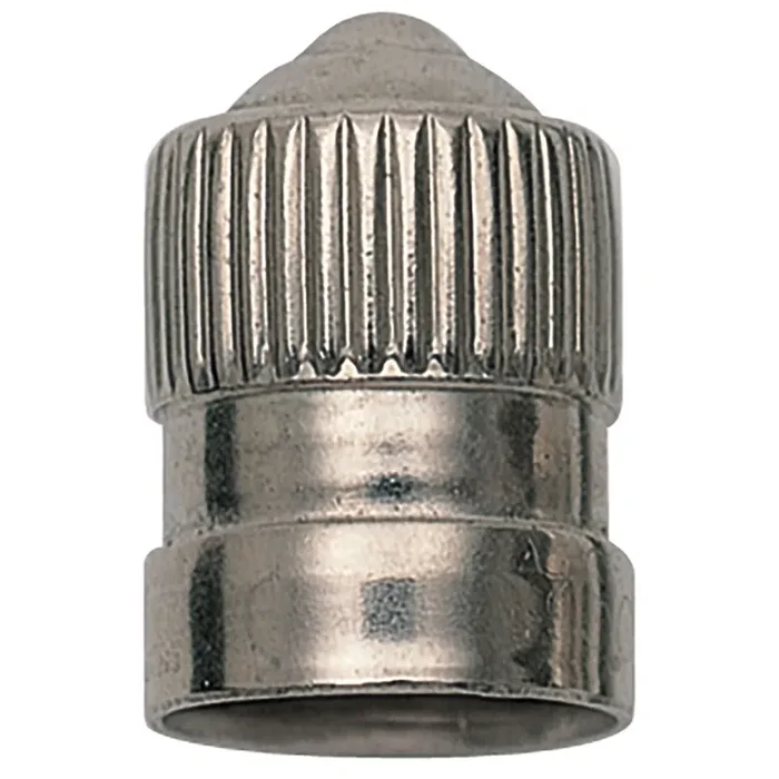 Nickel Valve Stem Cap Dome 1935-52