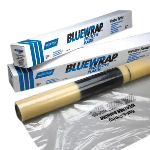 Norton BlueWrap Self Adhesive Weather Barrier, 36″ x 100″ – 05920