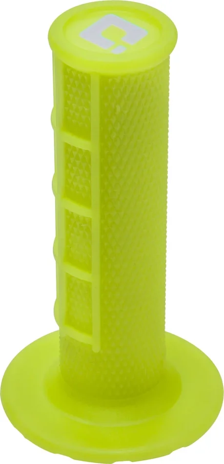 ODI HALF WAFFLE LOCK-ON GRIP NEON YELLOW