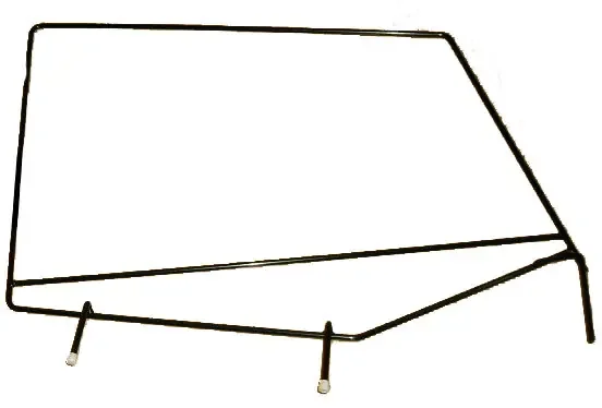 OMIX 13701.80 OE Upper Door Frame Pair for Jeep 87-95 Wrangler YJ