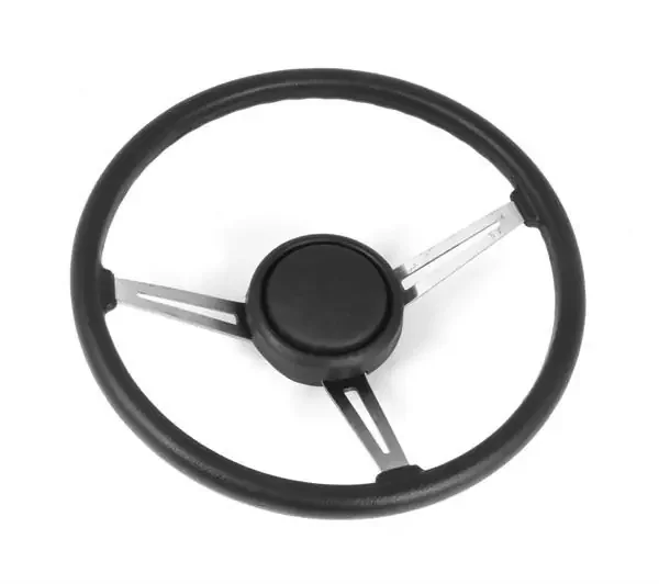 OMIX 18031.08 Leather Grip Steering Wheel for 76-95 Jeep CJ Series & Wrangler YJ