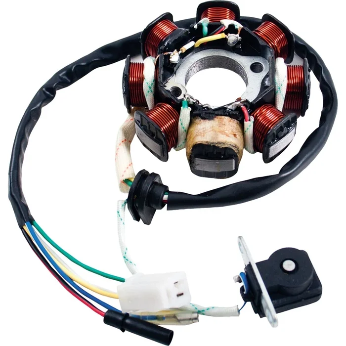 Outside 50cc 8-Coil Magneto/Stator Vertical/GY6 4-Stroke [MPN: 08-0205]