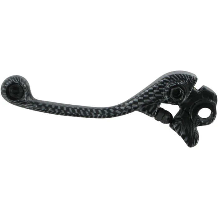 Parts Unlimited Right-Hand Carbon Fiber Look Lever for Yamaha/Kawasaki [MPN: 0614-0003]