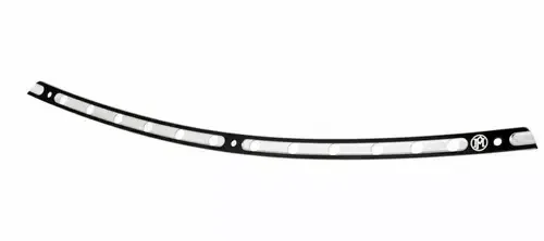 PM Performance Machine Hole Shot Windshield Trim Cut Harley 98-13 Black Contrast