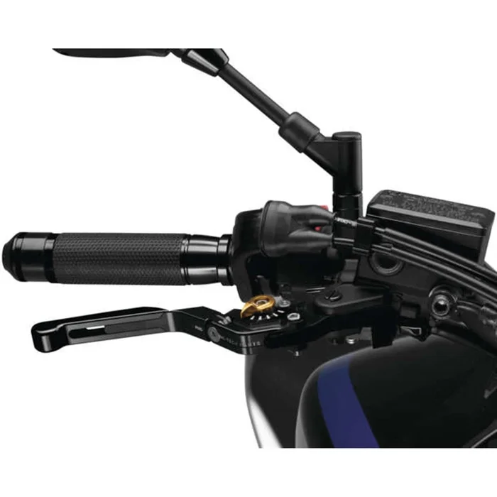 Puig Brake Lever Extendable Foldable Brake, Black/Black/Gold 14NNO