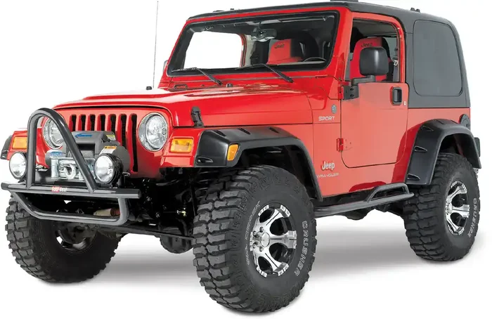 Quadratec 6″ Pocket Style Fender Flares for 97-06 Jeep Wrangler TJ & Unlimited