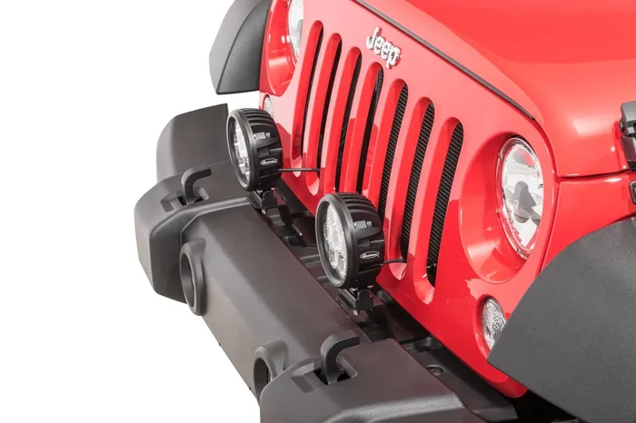 Quadratec JK-LMB Auxiliary Light Mount Brackets for 07-18 Jeep Wrangler JK