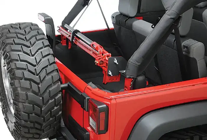 Quadratec Sport Cage Hi-Lift Jack Mount for 07-10 Jeep Wrangler JK