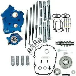 S&S Cycles 310-1002A Chrome Water Cooled Gear Drive 475 Camchest 17+ Harley M8