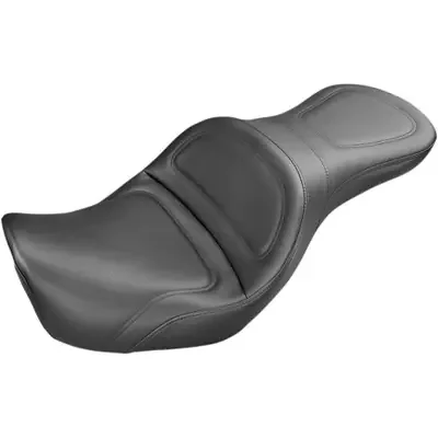 Saddlemen 2006-2008 Harley-Davidson Wide Glide EFI FXDWGI Seat – Explorer – Without Backrest – Stitched – Black – Dyna ‘06-‘17