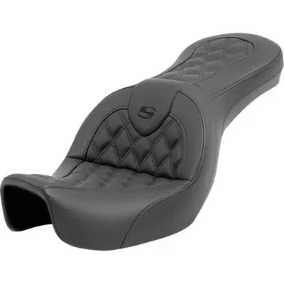 Saddlemen 2007 Harley-Davidson Screamin‘ Eagle Dyna FXDSE Roadsofa Seat – Lattice Stitch – without Backrest – FXD ‘06-‘17