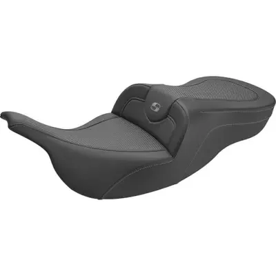 Saddlemen 2007 Harley-Davidson Screamin‘ Eagle Electra Glide Ultra Classic FLHTCUSE2 Roadsofa Carbon Fiber Seat Black Carbon Fiber