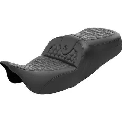 Saddlemen 2008 Harley-Davidson Screamin‘ Eagle Road King FLHRSE4 RoadSofa Seat – Honeycomb – without Backrest – FL ‘08-‘24