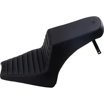 Saddlemen 2022-2024 Indian Scout Rogue ABS Step-Up Seat Black Front Tuck-n-Roll / Rear Smooth