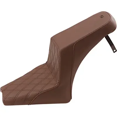 Saddlemen 2022-2024 Indian Scout Rogue Step-Up Seat Brown Rear Smooth