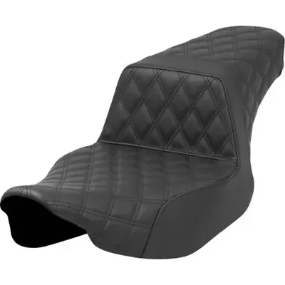 Saddlemen 2023-2024 Harley-Davidson CVO Road Glide Custom FLTRXSE Step-Up Seat – Full Latice Stitch – Black – Extended Reach – FL ‘23-‘24