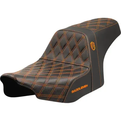 Saddlemen 2023-2024 Harley-Davidson CVO Street Glide FLHXSE Pro Series SDC Performance Seat – Orange Stitching – w/o Backrest – FLT/FLH ‘23-‘24