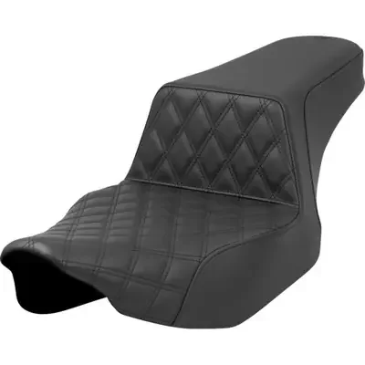 Saddlemen 2023-2024 Harley-Davidson CVO Street Glide FLHXSE Step-Up Seat – Front Lattice Stitch – Black – FL ‘23-‘24