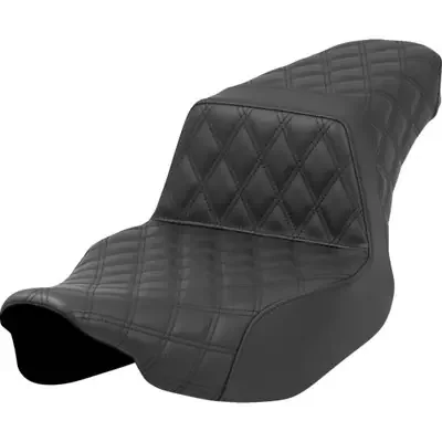 Saddlemen 2023-2024 Harley-Davidson CVO Street Glide FLHXSE Step-Up Seat – Front/Rear Lattice Stitch – Black – FL ‘23-‘24