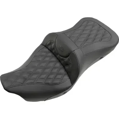 Saddlemen 2023-2024 Harley-Davidson Road Glide Limited FLTRK Extended Reach Roadsofa Seat – Lattice Stitched – without Backrest – Heated – FL ‘08-‘24