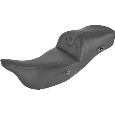 Saddlemen 2023-2024 Harley-Davidson Road King Special FLHRXS Heated RoadSofa Seat – Without Backrest – Black w/ Black Stitching – FL ‘09-‘24
