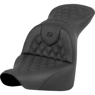 Saddlemen 2023-2024 Harley-Davidson Softail Breakout FXBR RoadSofa Seat – Lattice Stitch – without Driver Backrest – FLFB/FXBR ‘18-‘24