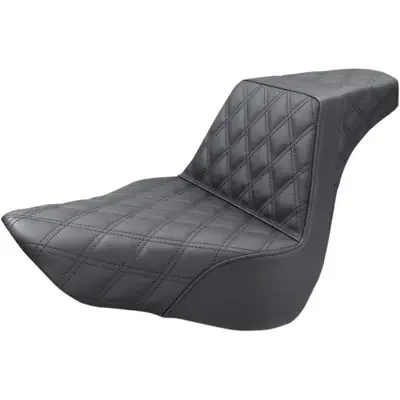 Saddlemen 2023-2024 Harley-Davidson Softail Breakout FXBR Step-Up Seat – Full Lattice Stitch – Black – FL/FX ‘18-‘24