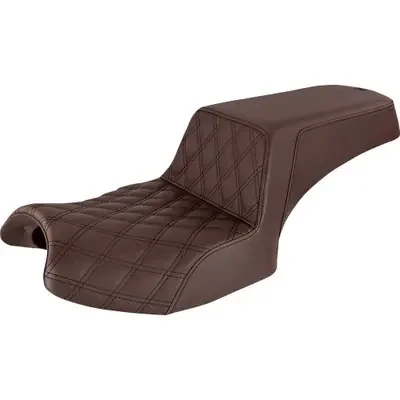 Saddlemen 2023-2024 Indian Pursuit Elite Step-Up Seat Brown Rear Smooth