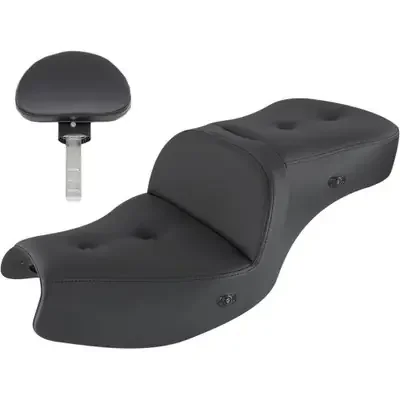 Saddlemen 2023-2024 Indian Pursuit Limited Pillow-Top Heated Roadsofa Seat – With Backrest