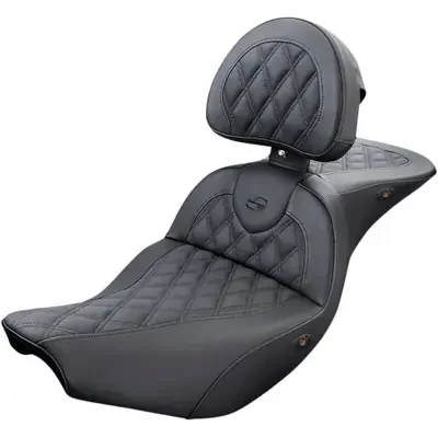 Saddlemen 2023-2024 Indian Roadmaster Dark Horse Roadsofa Lattice Stitch Heated Seat