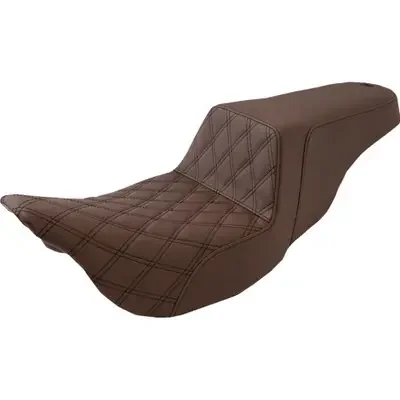 Saddlemen 2023 Harley-Davidson Street Glide ST FLHXST Step-Up Seat Front Lattice Stitch Brown