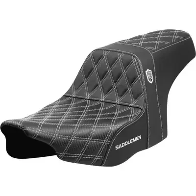 Saddlemen 2024 Harley-Davidson CVO Road Glide ST FLTRXSTSE Pro Series SDC Performance Seat – White Stitching – w/o Backrest – FLT/FLH ‘23-‘24