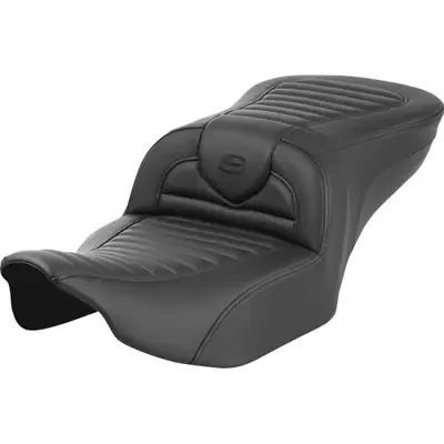 Saddlemen 2024 Harley-Davidson Road Glide Custom FLTRX Roadsofa Seat – without Backrest – Tuck-n-Roll – FLTR/FLHX ‘23-‘24