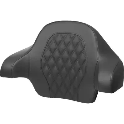 Saddlemen 2024 Harley-Davidson Road Glide Police FLTRXP Tour-Pak Backrest Pad – Lattice Stitch – Blue Stitch – FL ‘14-‘24