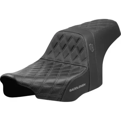 Saddlemen 2024 Harley-Davidson Street Glide EFI FLHX Pro Series SDC Performance Seat – Gray Stitching – w/o Backrest – FLT/FLH ‘23-‘24