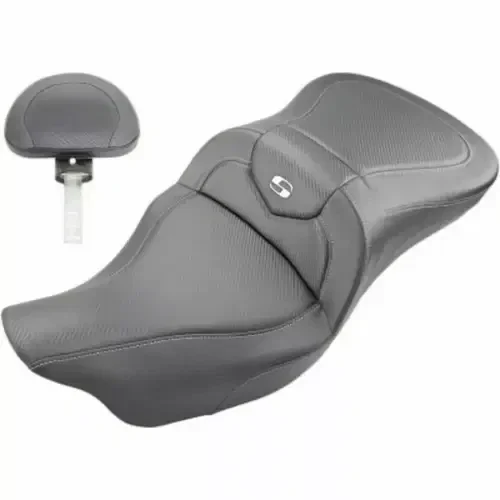 Saddlemen GelCore Extended Reach Road Sofa Seat w/Backrest Harley Touring 08-20