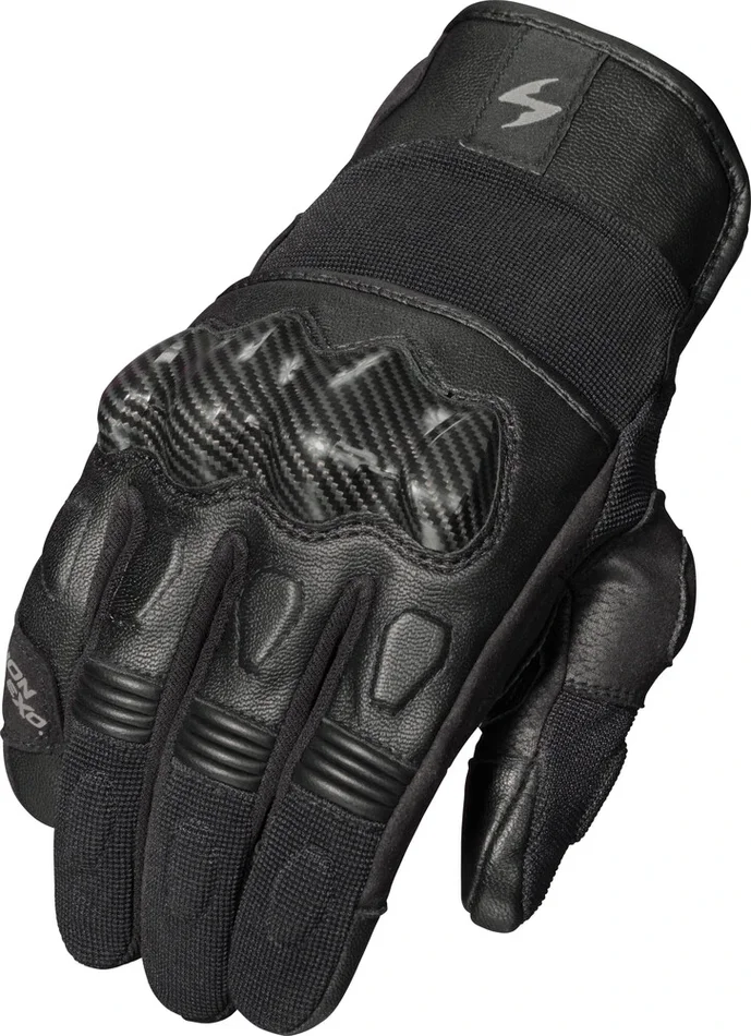 SCORPION EXO HYBRID AIR GLOVES BLACK LG