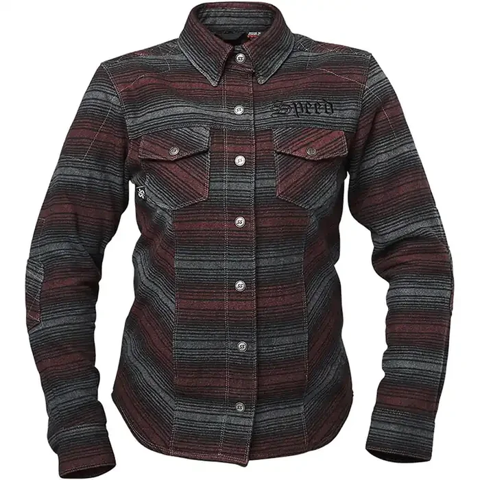 Speed and Strength Brat Armored Flannel Women‘s Button Up Long-Sleeve Shirts