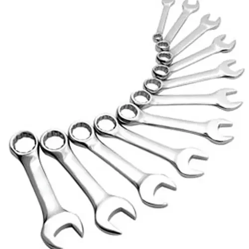 Sunex Tools 11 Pc. SAE Stubby Combination Wrench Set – 3/8″ through 1″ – 9930