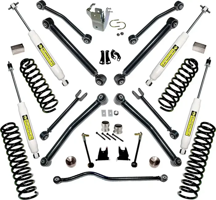 Superlift K997 4″ Lift Kit with Superide Shocks & Reflex Control Arms for 07-18 Jeep Wrangler Unlimited JK 4 Door