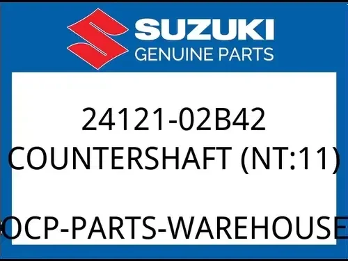 Suzuki OEM Part 24121-02B42 SHAFT,CNTR (NT:11)