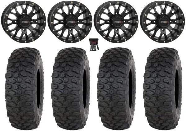 System 3 ST-3 15″ Wheels Black 33″ Chicane DS Tires Polaris RZR XP 1000 / PRO XP / Ranger XP 900/1000