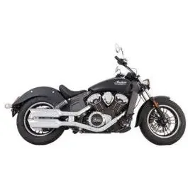 Tab Performance Short 4″ Chrome Slip On Muffler Indian Scout 15-Up