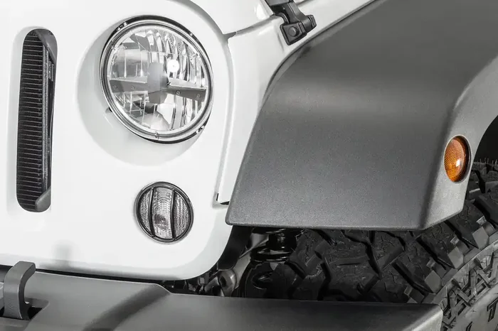 TACTIK Euro Style Turn Signal Guards for 07-18 Jeep Wrangler JK