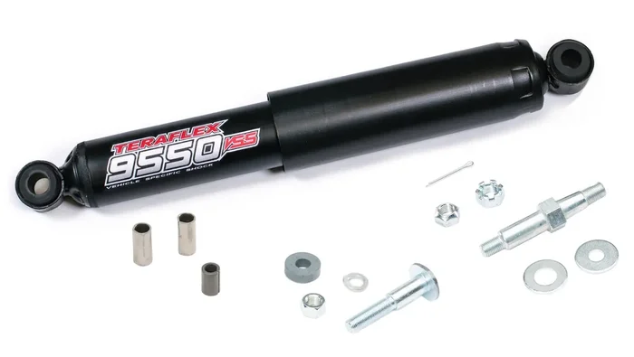 Teraflex 1513001 TERA 9550 VSS Steering Stabilizer for 97-18 Jeep Wrangler TJ & JK