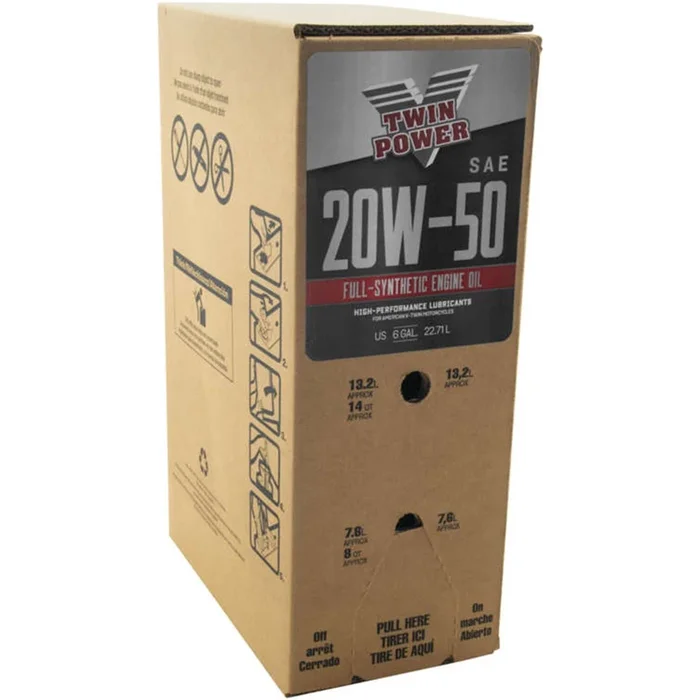 Twin Power 20W50 SYN 6 Gallon Bag In Box 539027