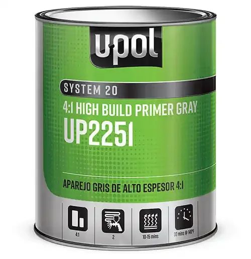 U-POL 2K HS Build Gray Primer 4 1